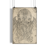 THE OCCULT EXAMINER: CTHULHU I (SKETCH VERSION) (ILLUSTRATED GICLÈE PRINT)