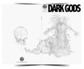 DARK GODS: IAM (ORIGINAL ART GICLÈE+ORIGINAL ART BLANK COVER COMIC)