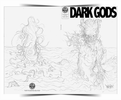 DARK GODS: CHILDREN OF ENKI (ORIGINAL ART GICLÈE+ORIGINAL ART BLANK COVER COMIC)