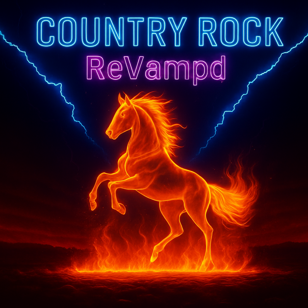 Country Rock ReVampd playlist cover – outlaw and southern rock