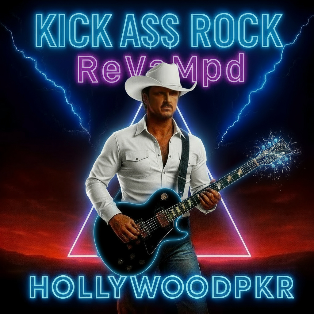 KickA$$ 80s Rock ReVampd playlist cover