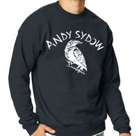 Andy Sydow Crow Logo Long Sleeve Crew Neck