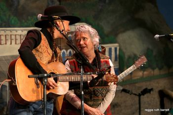 Eli on stage with Liz Masterson, Golden Colorado
