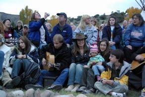 More fun around the campfire with friends from across the globe
