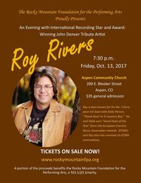 Roy Rivers in Concert