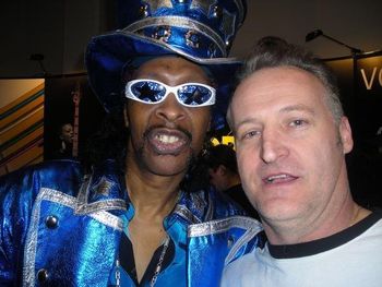 With the funk king Bootsy Collins
