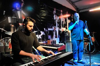 with Piano man Bartek Szopinski in Poland
