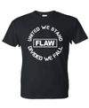 Flaw Circle Logo Tee in Black