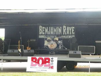 Benjamin Raye at "Music In The Park" Big Lake, MN
