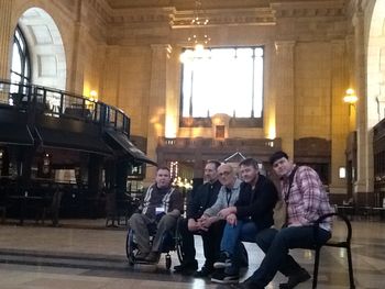 Posing in the infamous Union Station, Kansas City US of A.
