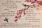 HANDWRITTEN lyrics to "My Faithful Sparrow"
