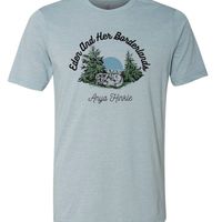 Unisex 'Eden' Tee in Stonewashed Denim - $30+