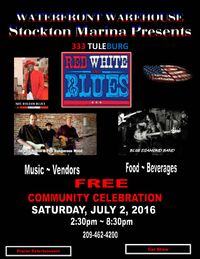 Waterfront Warehouse Stockton Marina presents Red White & Blues featuring Jeramy Norris & The Dangerous Mood