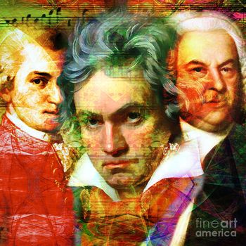 Mozart, Beethoven, Bach
