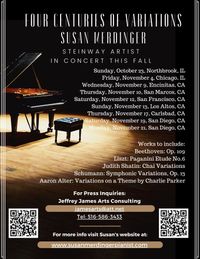 Sunset Music and Arts presents, Steinway Artist Susan Merdinger