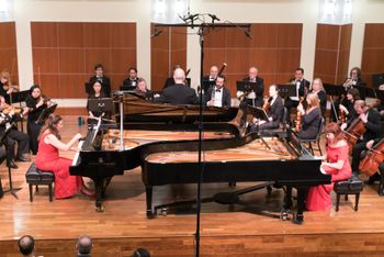 Poulenc Concerto for Two Pianos with Irina Feoktistova
