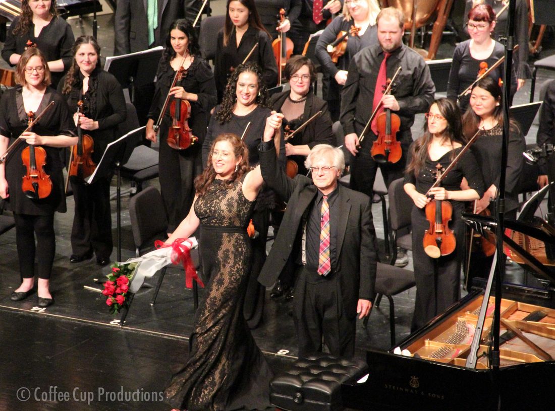 Susan and Maestro Lawrence Rapchak after Brahms No.2
