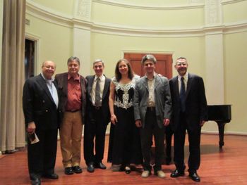 Susan with Armando Susmano, Elbio Barilari, Dan Gingrich, Ilya Levinson, Charlie Pikler

