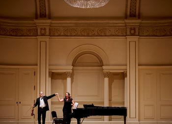 Carnegie Hall- 2015, with David Yonan
