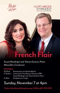 Merdinger and Greene perform Poulenc Concerto for Two Pianos