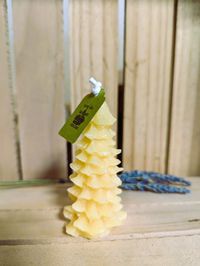 Small Holiday Tree Candle