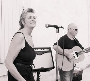 Avec Top Blues Affair, Juillet 2010, Mazan, Vaucluse.
