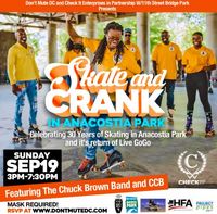 Chuck Brown Band at Skate and Crank at Anacostia Park