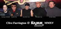 Clive Farrington and his band are playing NAMM Centre Stage
