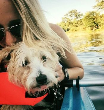 On a Kayak
