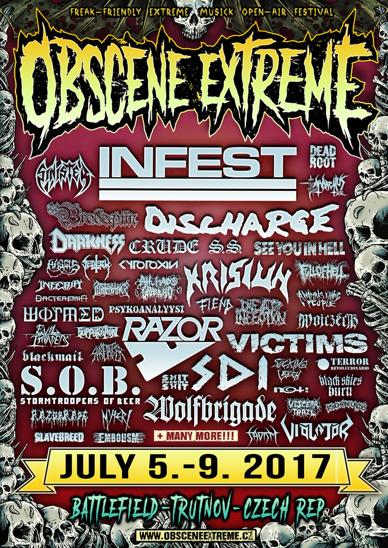 Obscene Extreme Festival @ Trutnov - Jul 5 2017