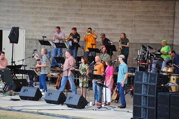 Outdoor show in Allen. 1,000 people came to see us that day!
