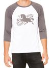 Horse 3/4 sleeve baseball tee