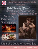 Mark Chichkan @ Windsor Sportsmen club (Whiskey & Wings night) 