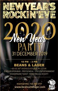 New Years Eve with Andy Mac @ Bean's and Lager!!!