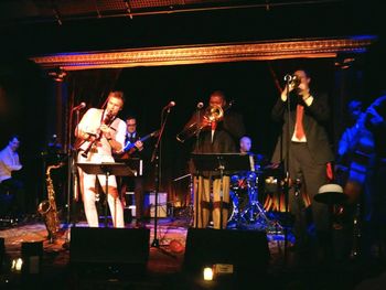 Adrian Cunningham and his Old School CD Release at the Cutting Room with Wycliffe Gordon

