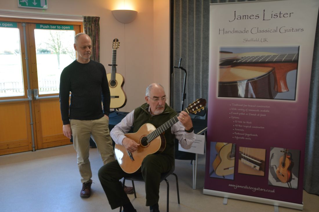 James Lister with Colin Hewett
