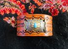 Bohemian Vintage Butterfly Concho Leather Cuff Bracelet