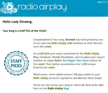 Radio Airplay Staff Pick of the Week (July 2018)
