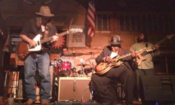 Rastus sitting in with Lucky Peterson Band with his other special guess Joey Gilmore 5/25/2017
