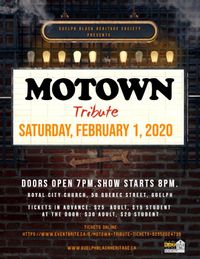 Guelph Black Heritage Society Presents: Motown Tribute