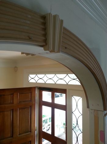 Ascot Point, Gbro NC. custom fluted archway, that was difficult!
