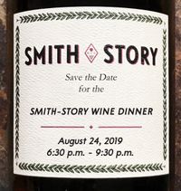 Smith Story Wine Cellars Dinner