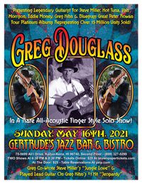Greg Douglass-Solo Acoustic Concert(s) in Kona, Big Island, Hawaii-1st Show of Two