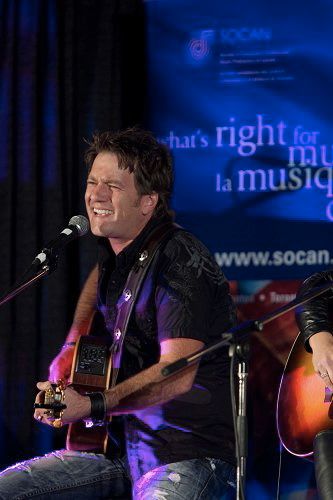 Performing at Socan writer show CCMA's Edmonton, AB
