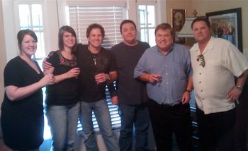 Greg stops by "Aristo Media" to have a Champagne toast and celebrate the success of his new single; "It's a Man's Job"
