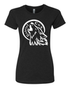 Ladies Crew T-Shirts, Black