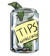 Cashless TIPS! 