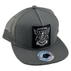 Self Made in America - Grey w/Grey Mesh Flat Bill Hat