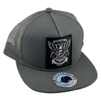 Self Made in America - Grey w/Grey Mesh Flat Bill Hat