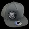 Skull and Motor - Grey w/Grey Mesh Flat Bill Hat